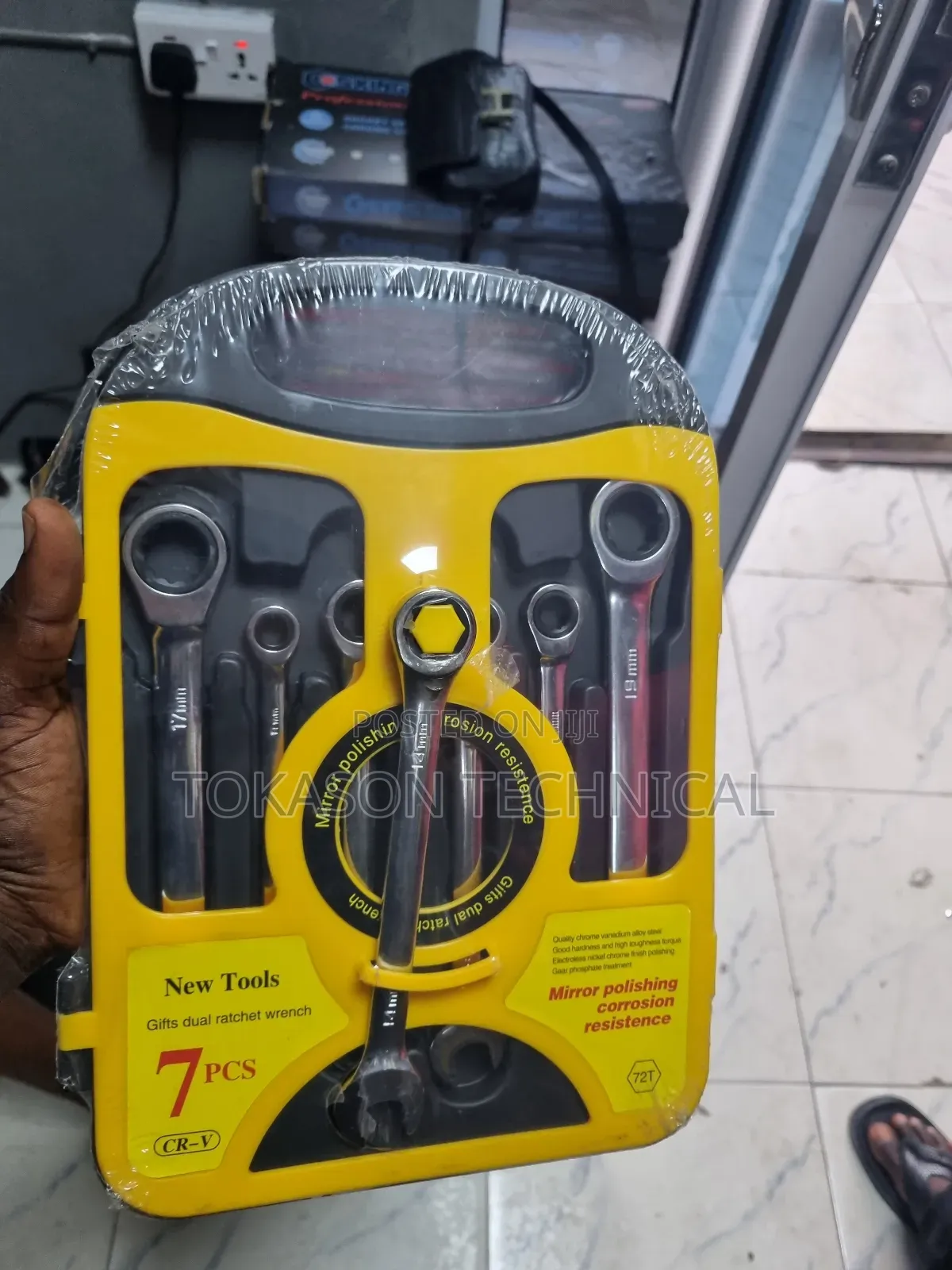 7-Piece Ratchet Wrench Set,