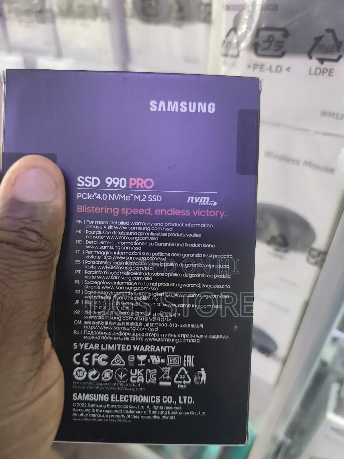 Samsung 990 Pro 4tb SSD Internal Pcle 4.0 Nvme M.2