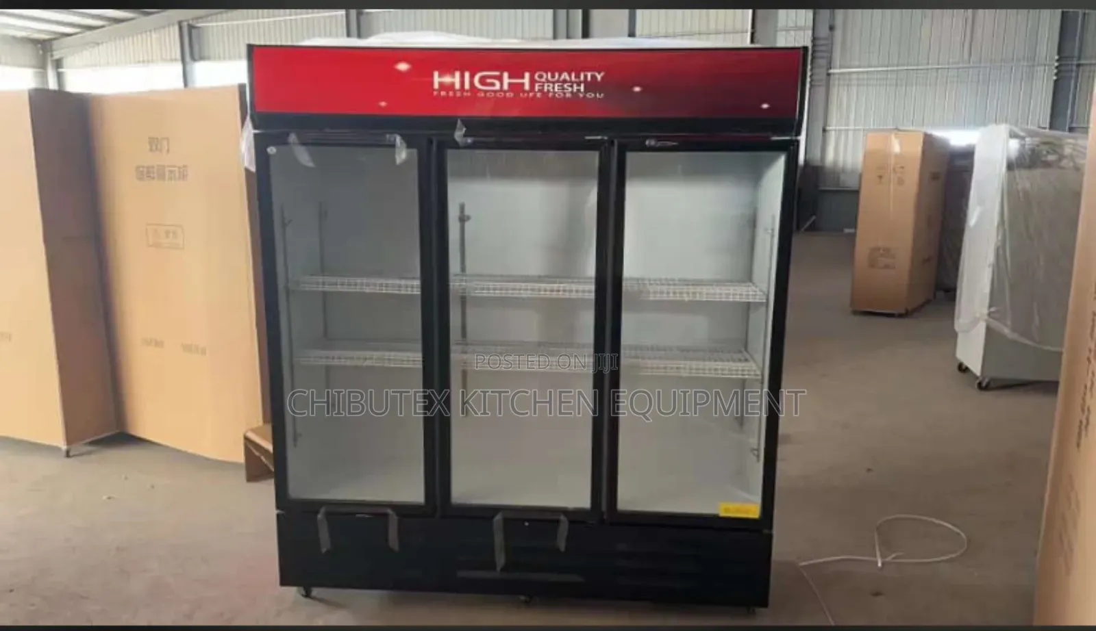 Industrial Supermarket Display Chiller 3 Doors