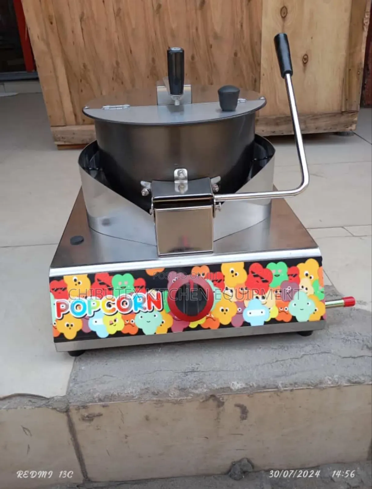 Industrial Gas Popcorn Machine