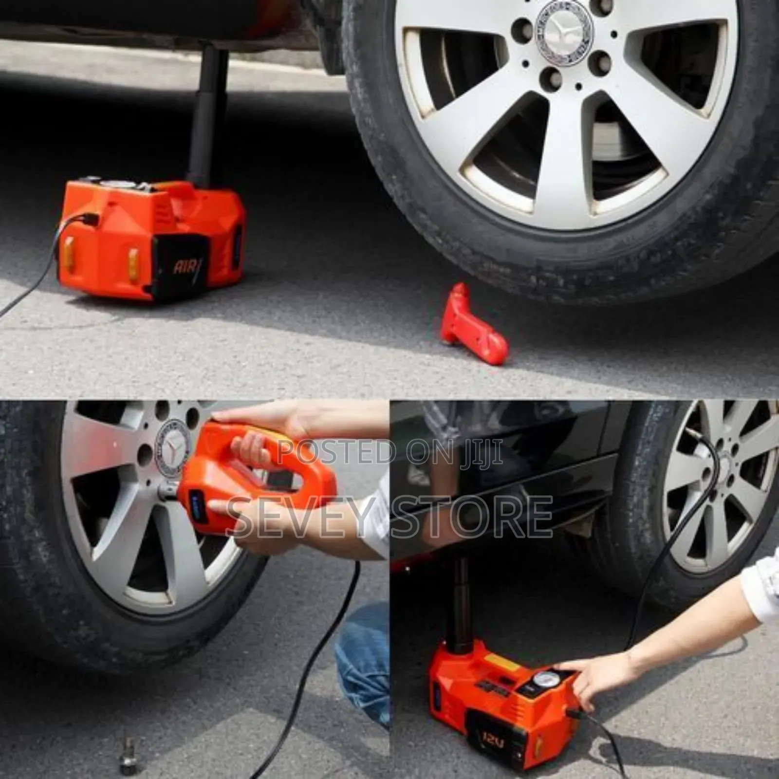 Electric Hydraulic Car Jack Kit 5 Ton 12v Portable Lift