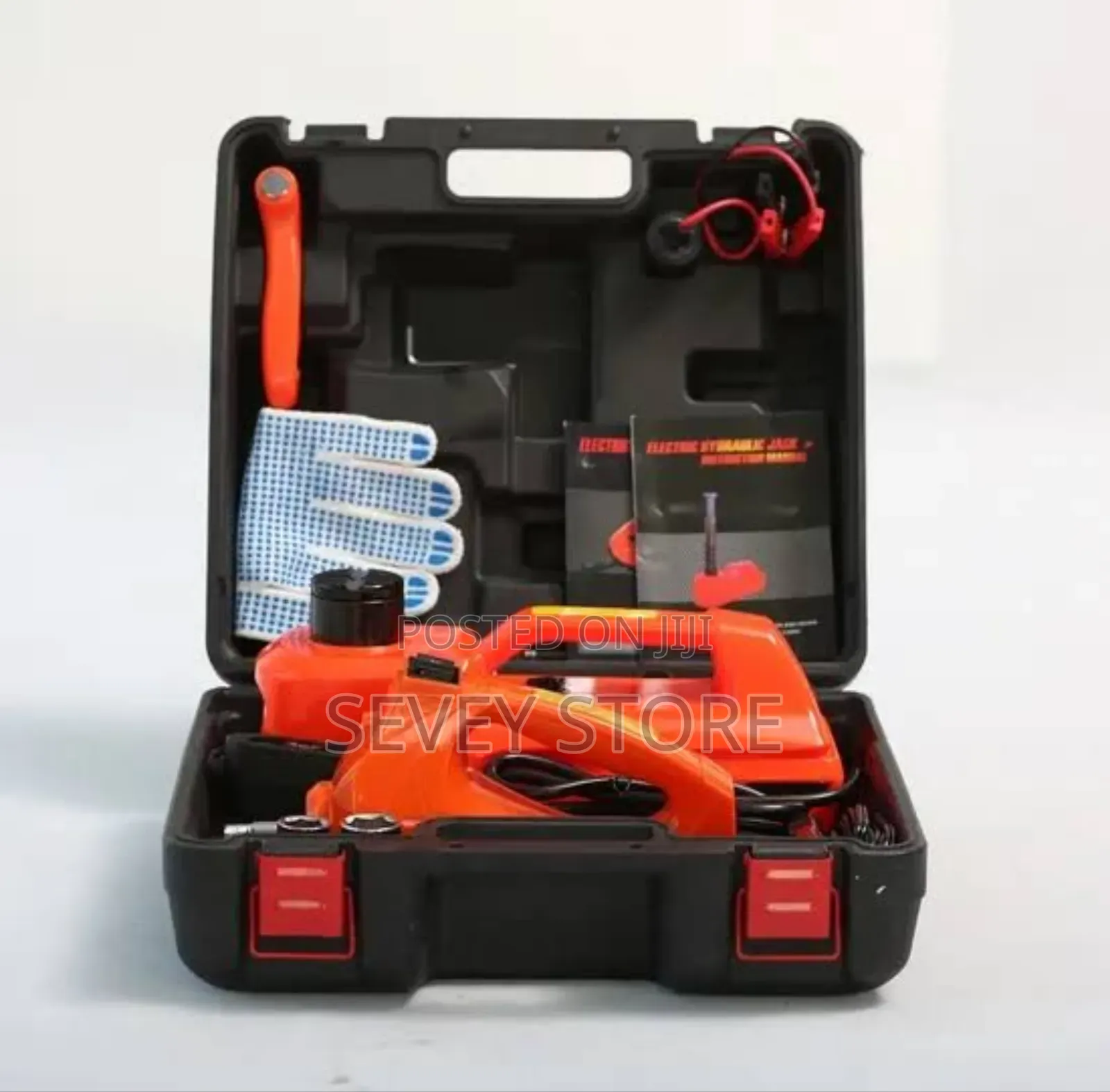 Electric Hydraulic Car Jack Kit 5 Ton 12v Portable Lift