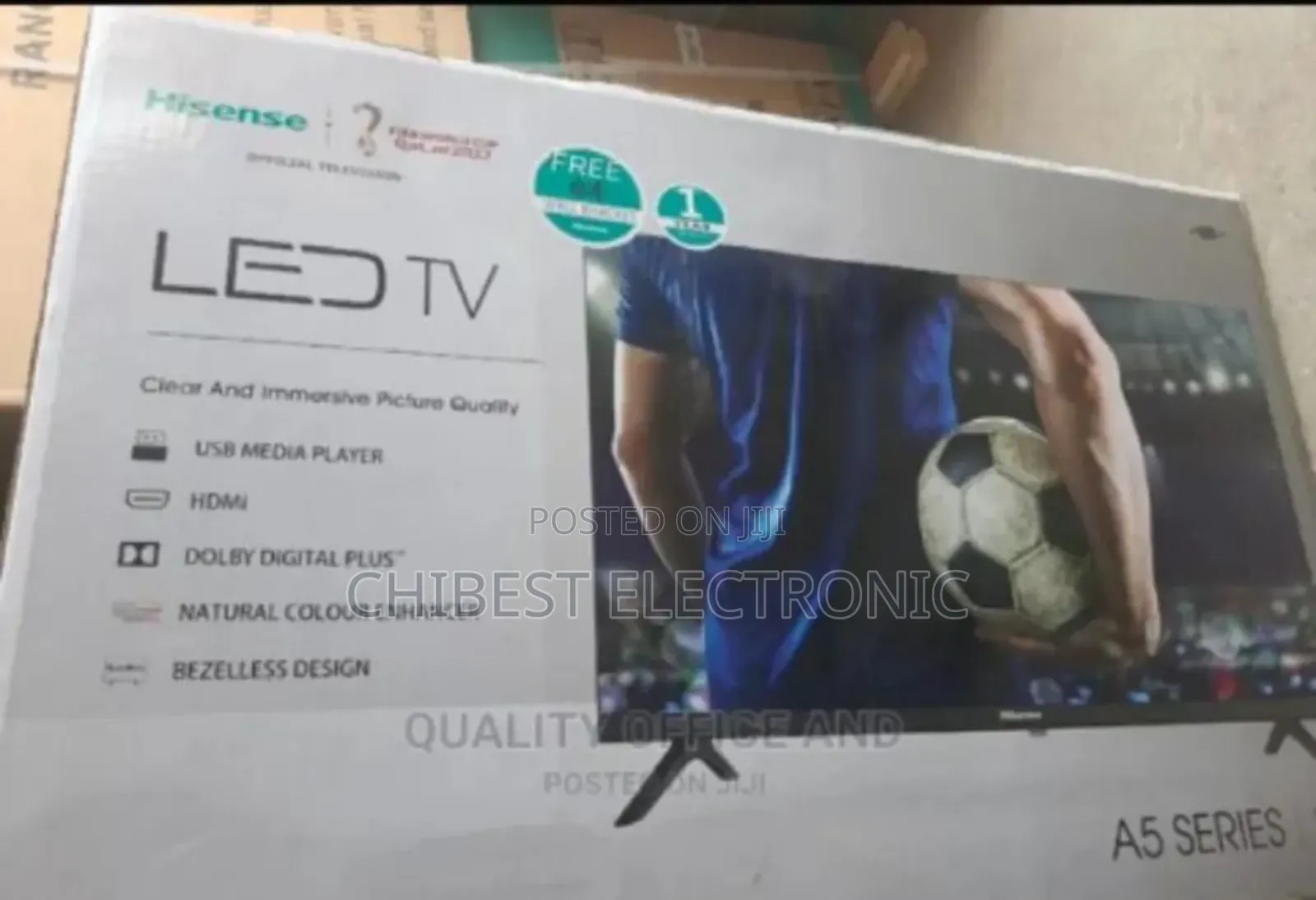 Hisense Tv A5 Series 32 Inches With Two Years Warranty