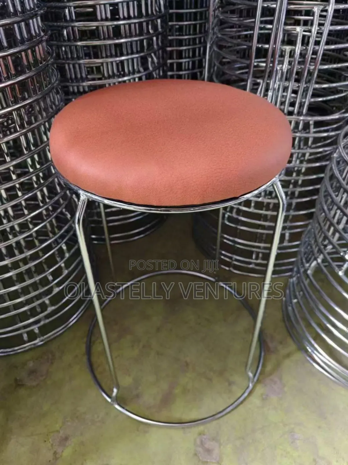 Round Metal Morden Stool Chair.Ho