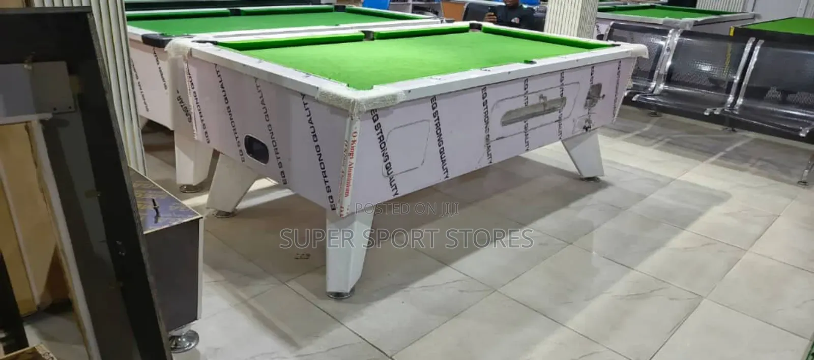 7ft Gloss Snooker Board, Marble And Coin