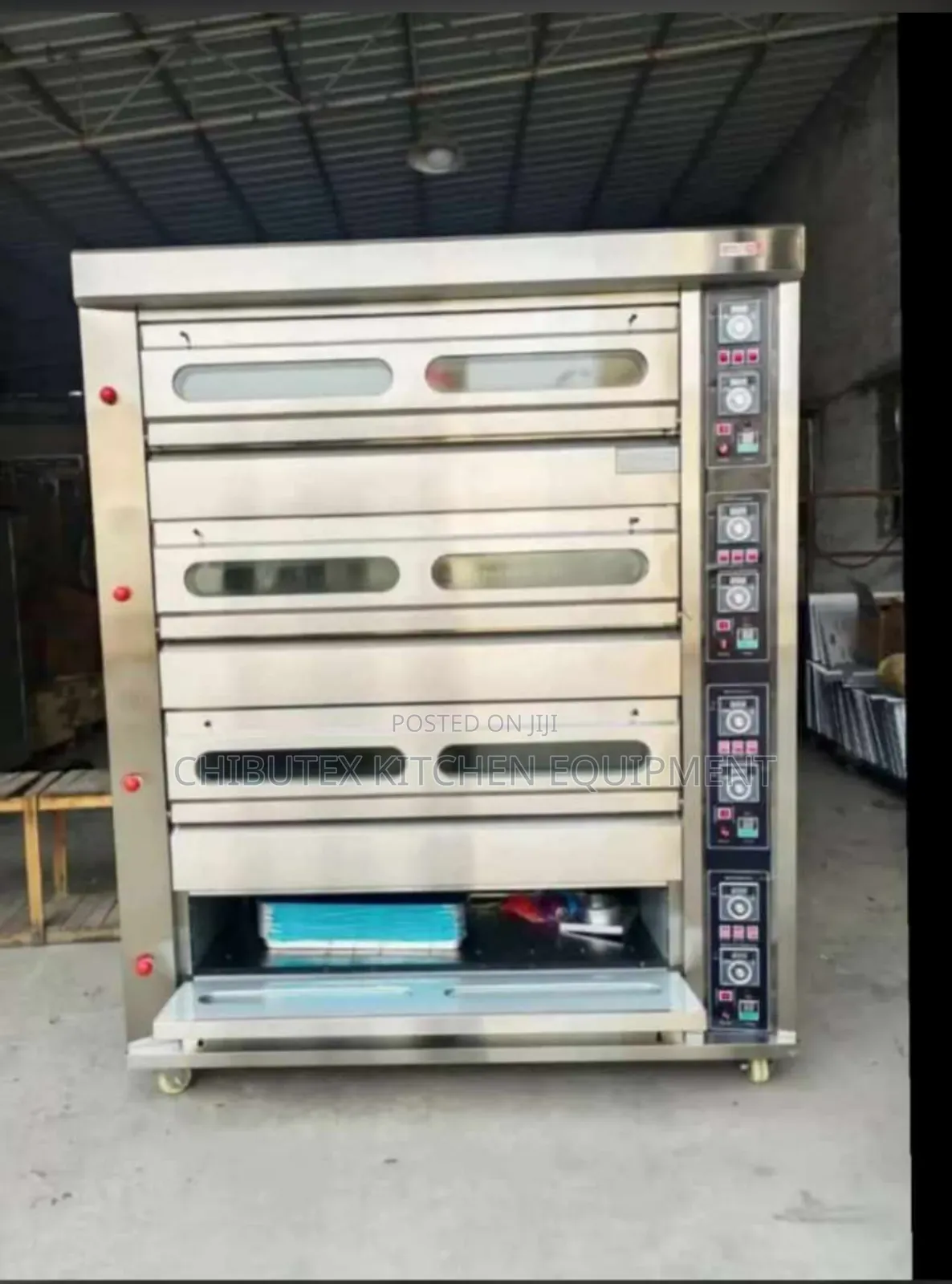 Industrial Gas Oven 4 Deck 16 Trays