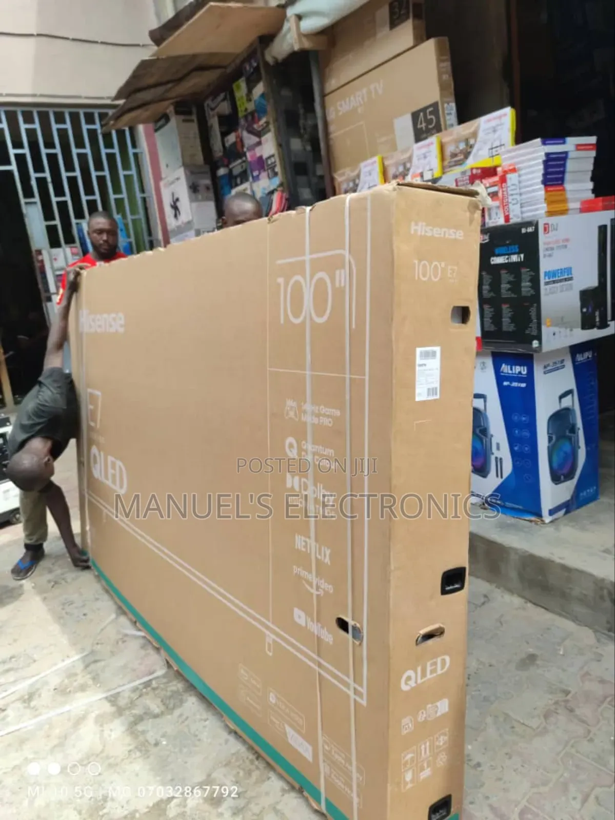 (Hisense 100inche Smart Television Qled E7 Series With Wty