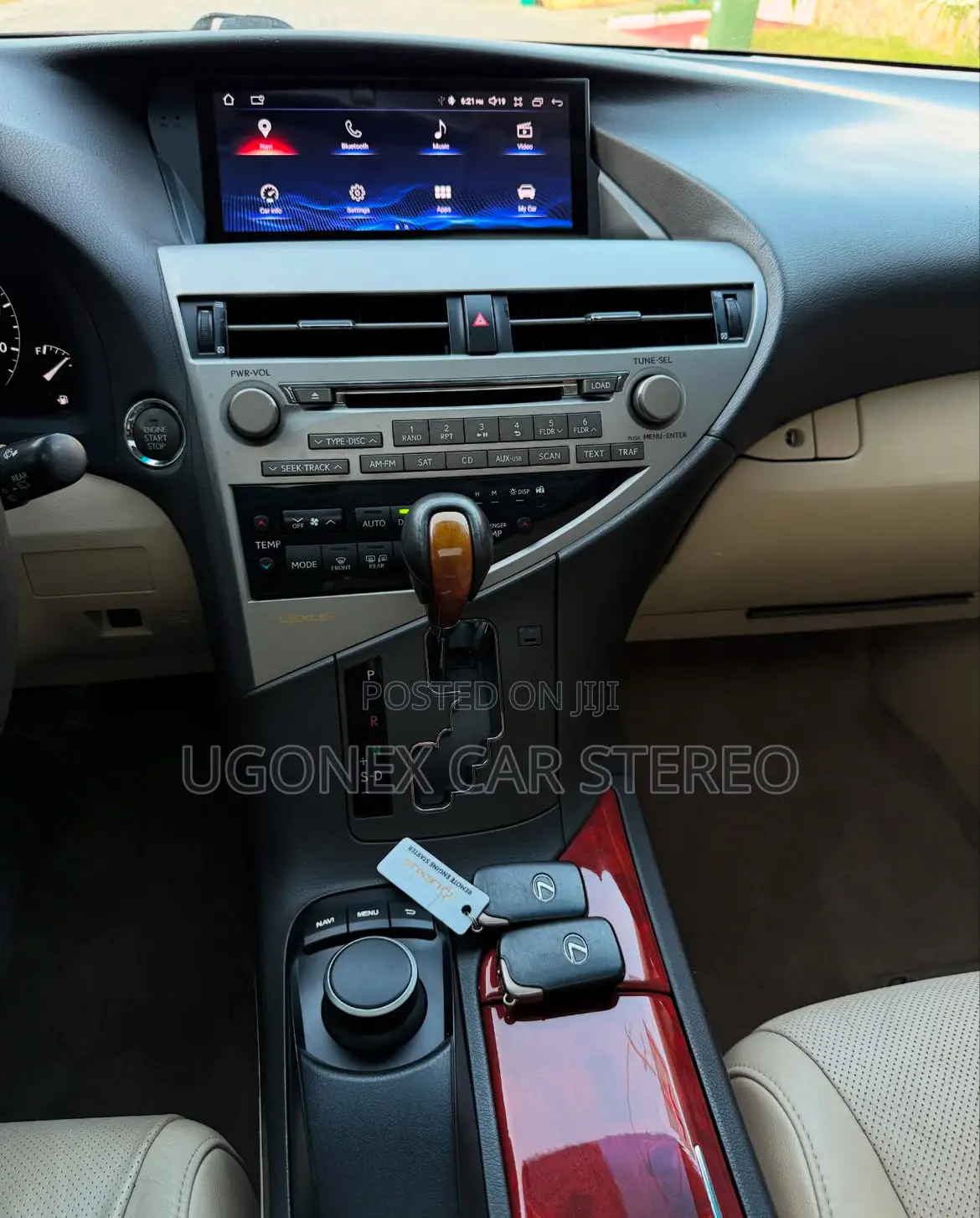 2010-13 Lexus Rx 350 Android Set