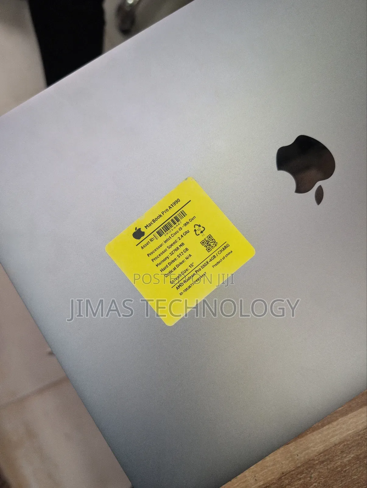 Laptop Apple MacBook Pro 2019 32GB Intel Core i9 SSD 512GB