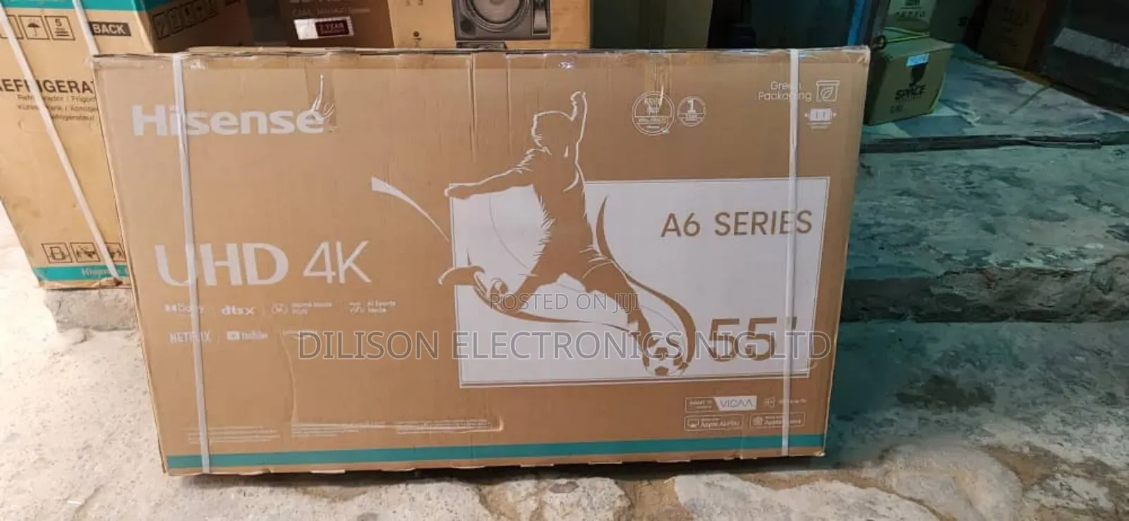 55" A6 Series Hisense Android App Tv
