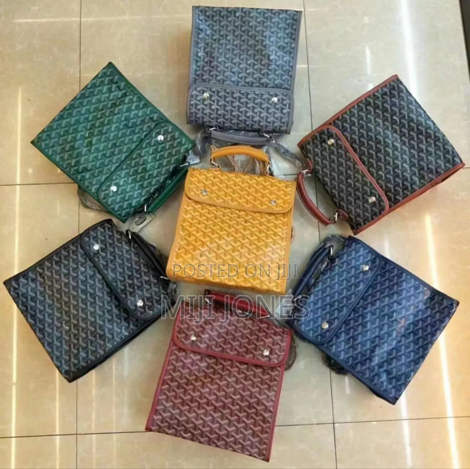 Goyardine Inspired Hand Luggage