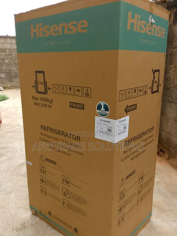 Eko‐Friendly R600 Gas Hisense 529 L Fridge – Rs5p558nmsg