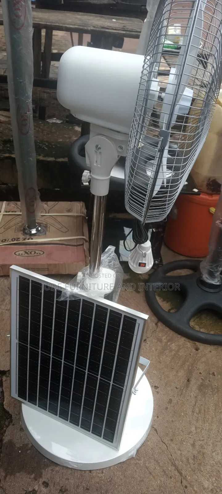 18in Mosquito Repellent Solar Fan
