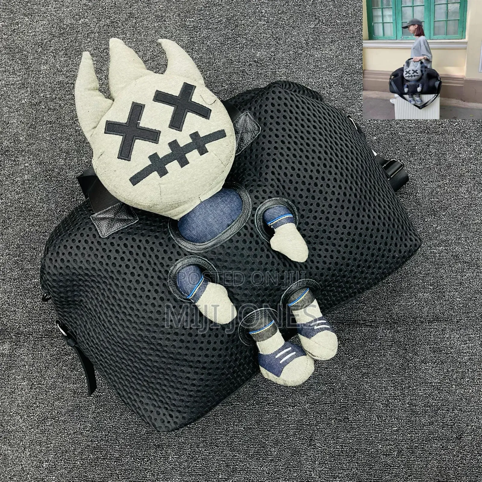 Kaws Inspired Doll Duffle Bag*