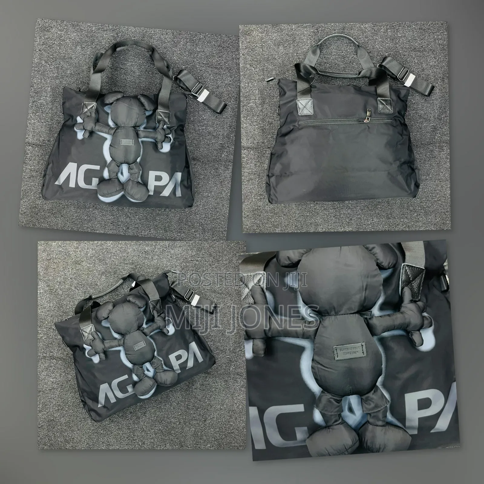 *Kaws Black Doll Tote Bag
