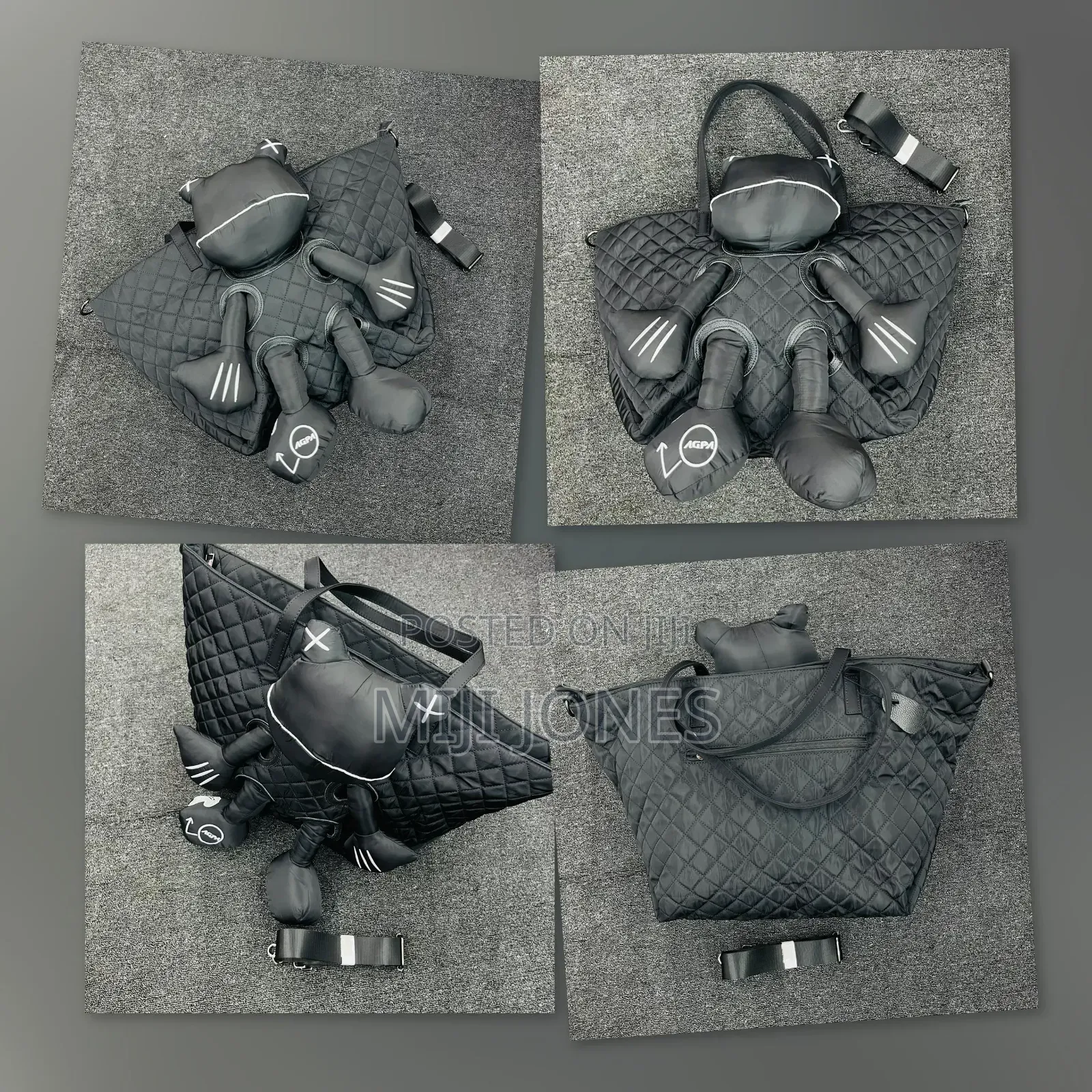 *Kaws Dashed Doll Tote Bag