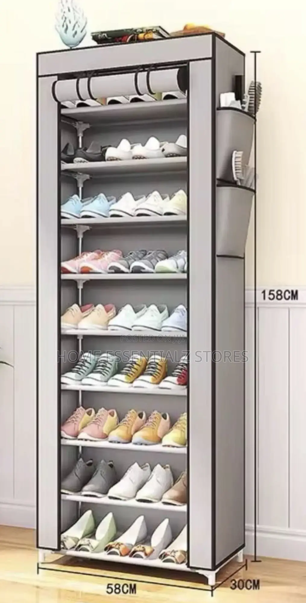 Fabric Storage Shoes Rack - Dust-Proof Shoe Organizer