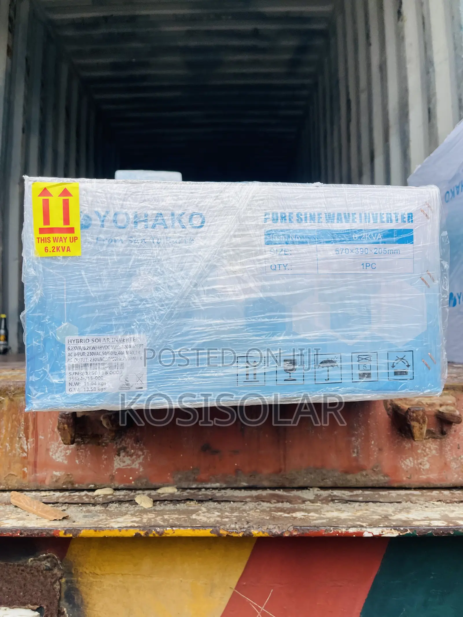 3.6kva 48v With 120ah MPPT Yohako Solar Inverter