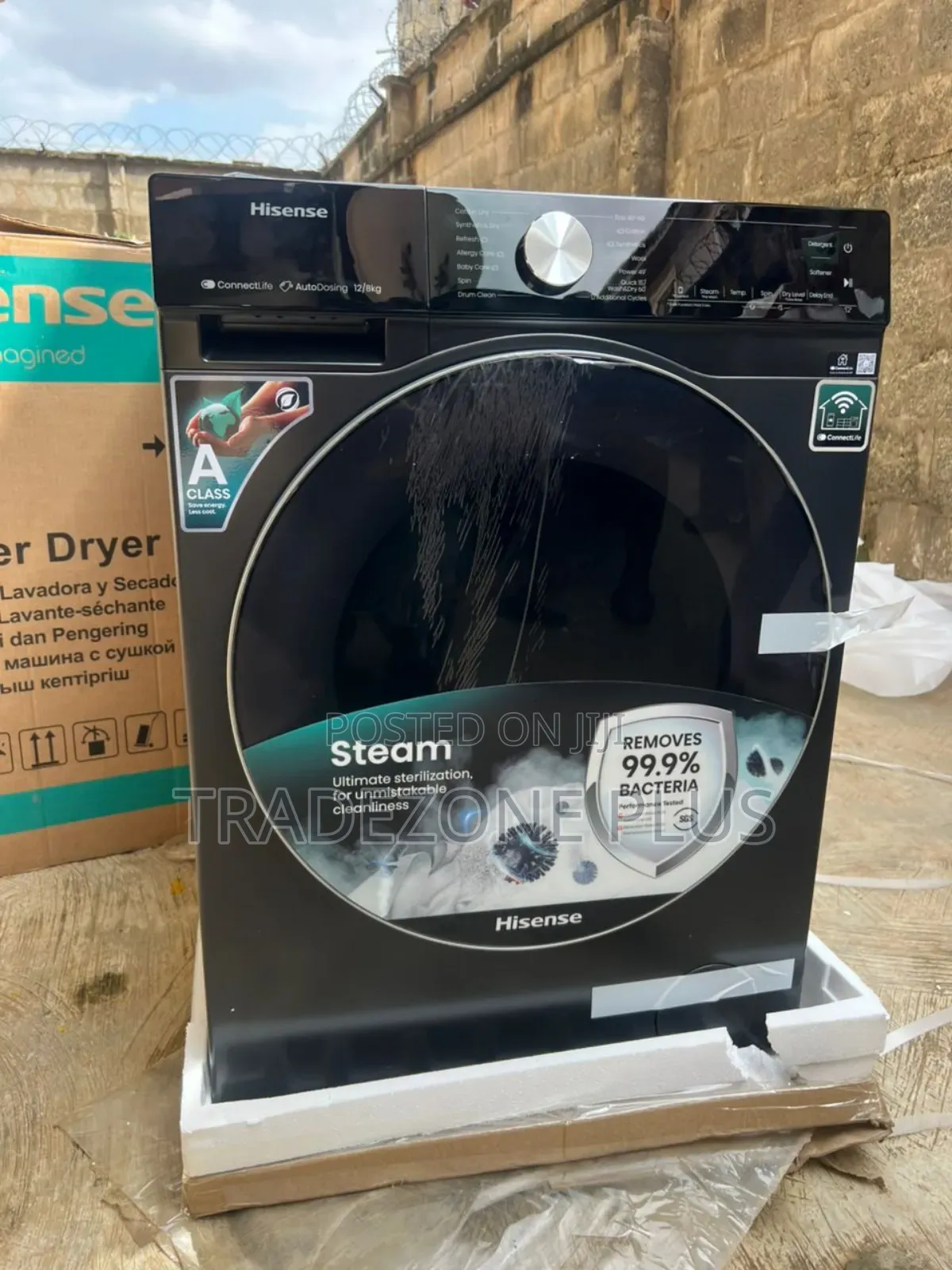 Remote Controlled Hisense 12kg Washer and Dryer