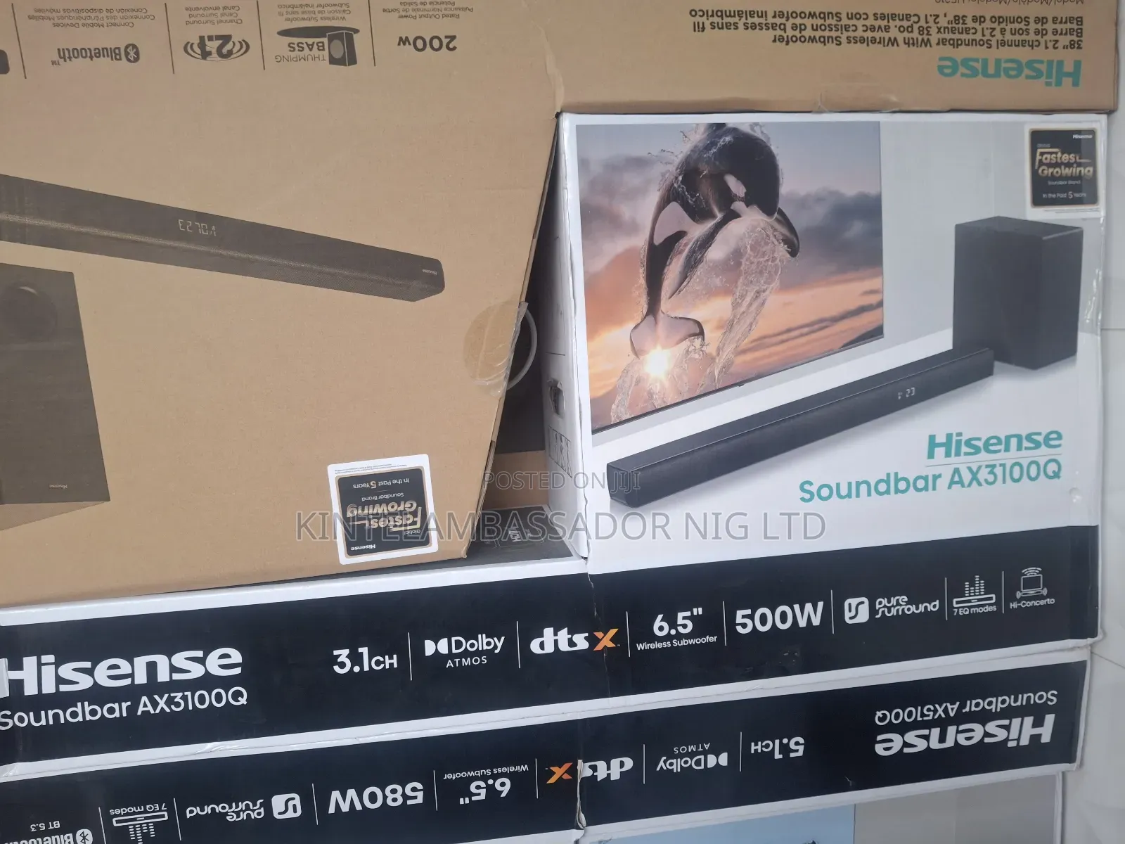 Hisense Sound Bar- 500watt - Ax3100q