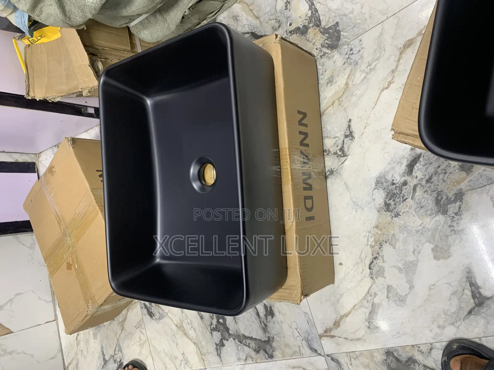 Counter Top / Pedicure Bowl Basin Matt Black