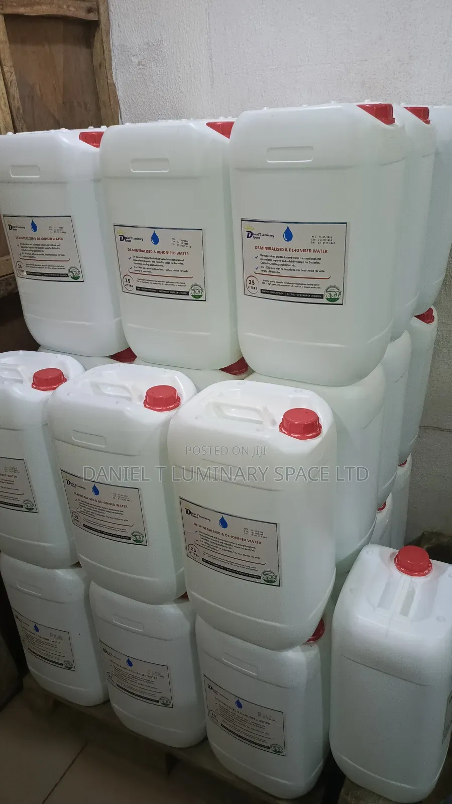 Demineralized Deionized Water for Cusmetics