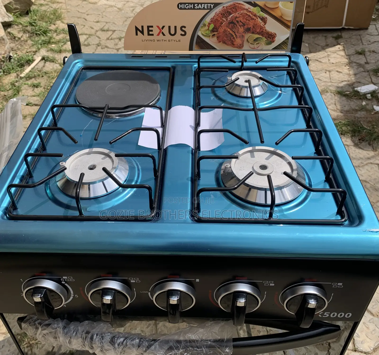 Nexus 3 by 1 Standing Gas Cooker With Oven