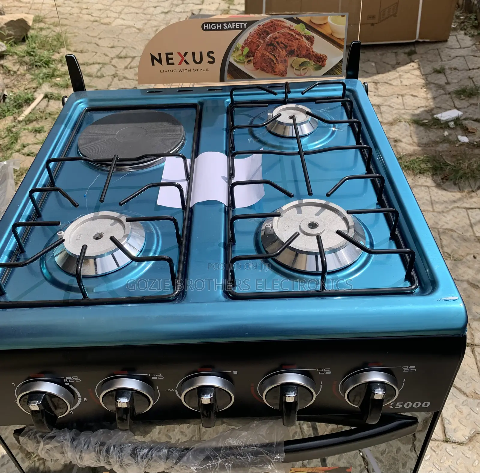 Nexus 3 by 1 Standing Gas Cooker With Oven
