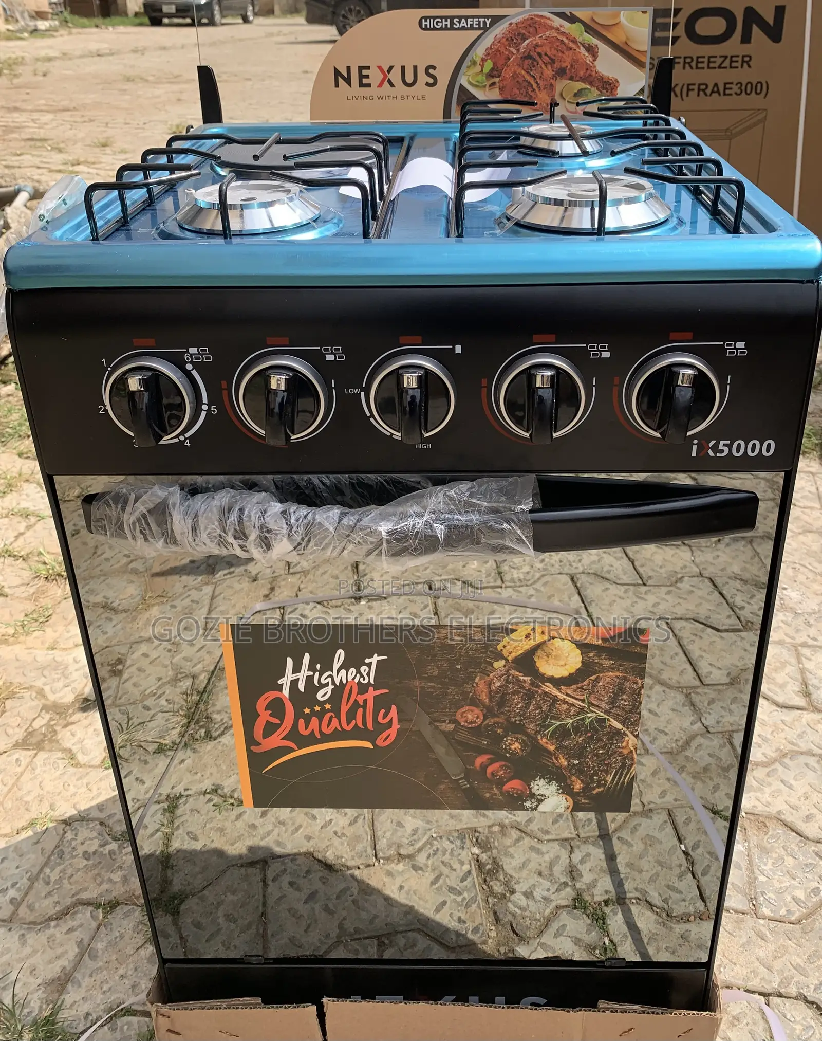 Nexus 3 by 1 Standing Gas Cooker With Oven