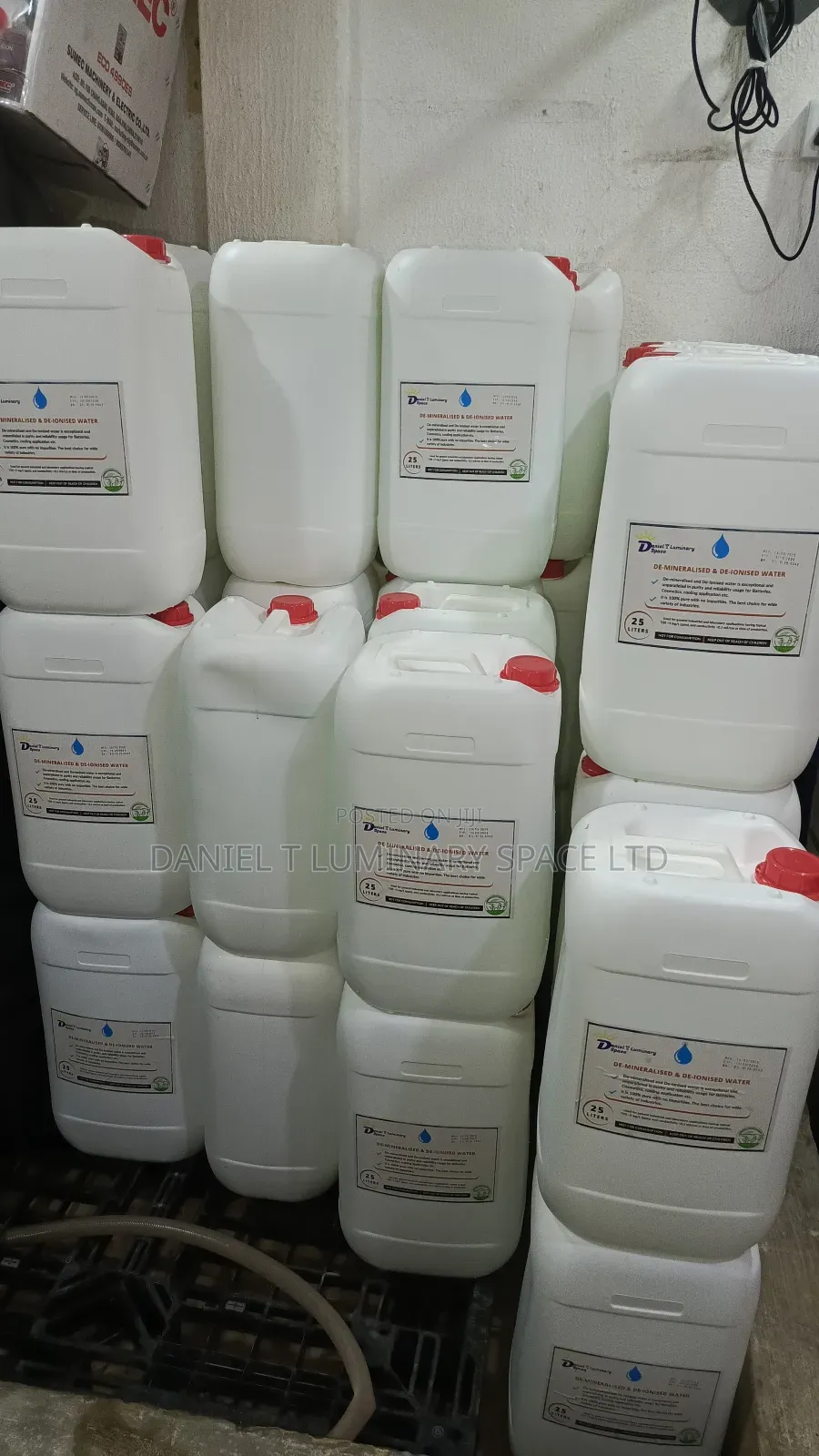 Purified Deionized Water for Laboratory Use