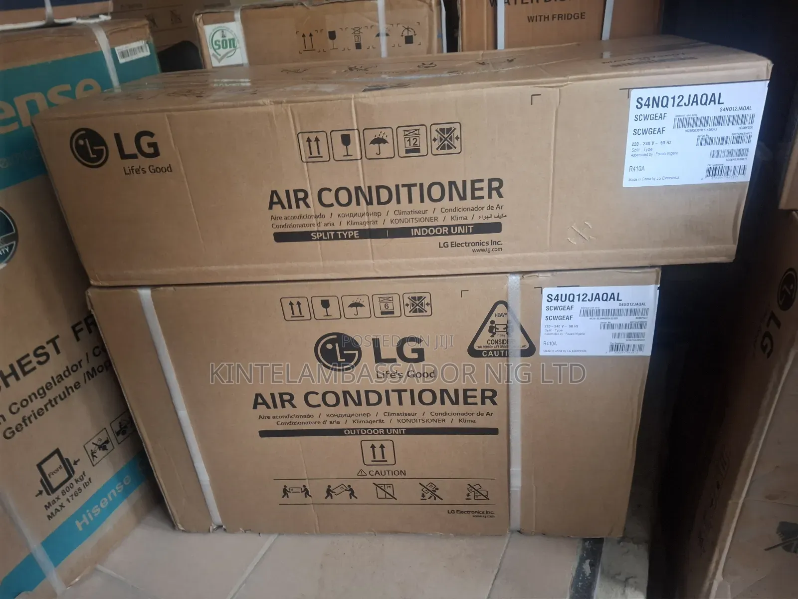 Lg Inverter Air Conditioner- 1.5hp- S4nq12jaqal