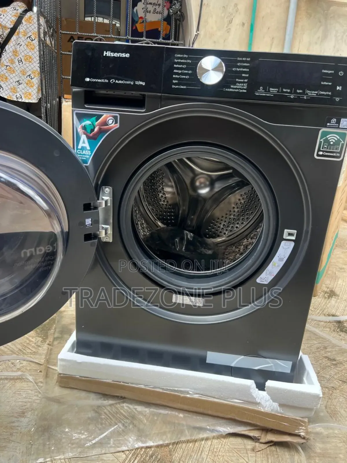New Hisense 12kgwash/8kg Dry Smart Washing Machine