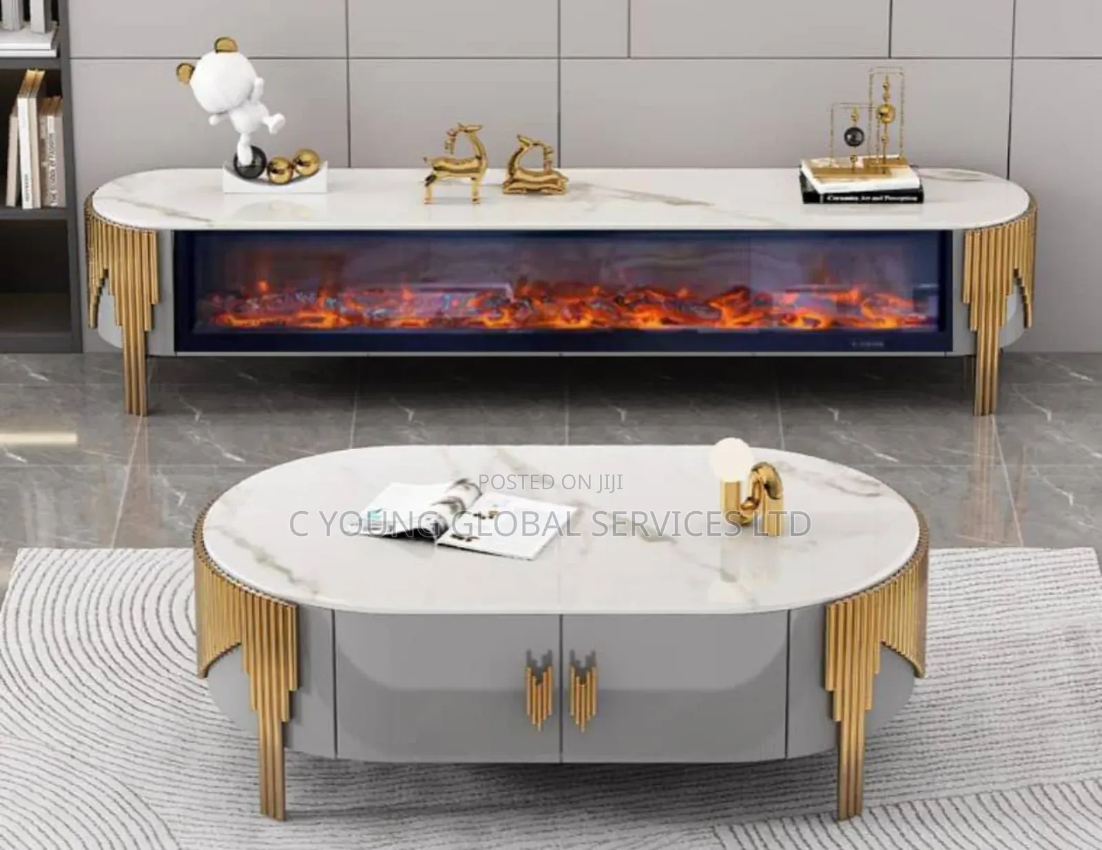 Royal Table and Tv Stand