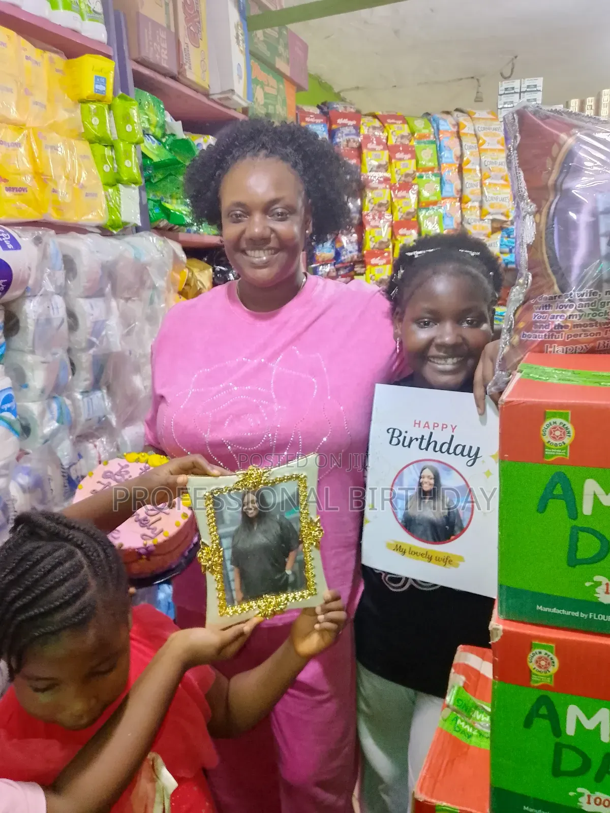 Lagos Market Birthday Surprise at Shop Office