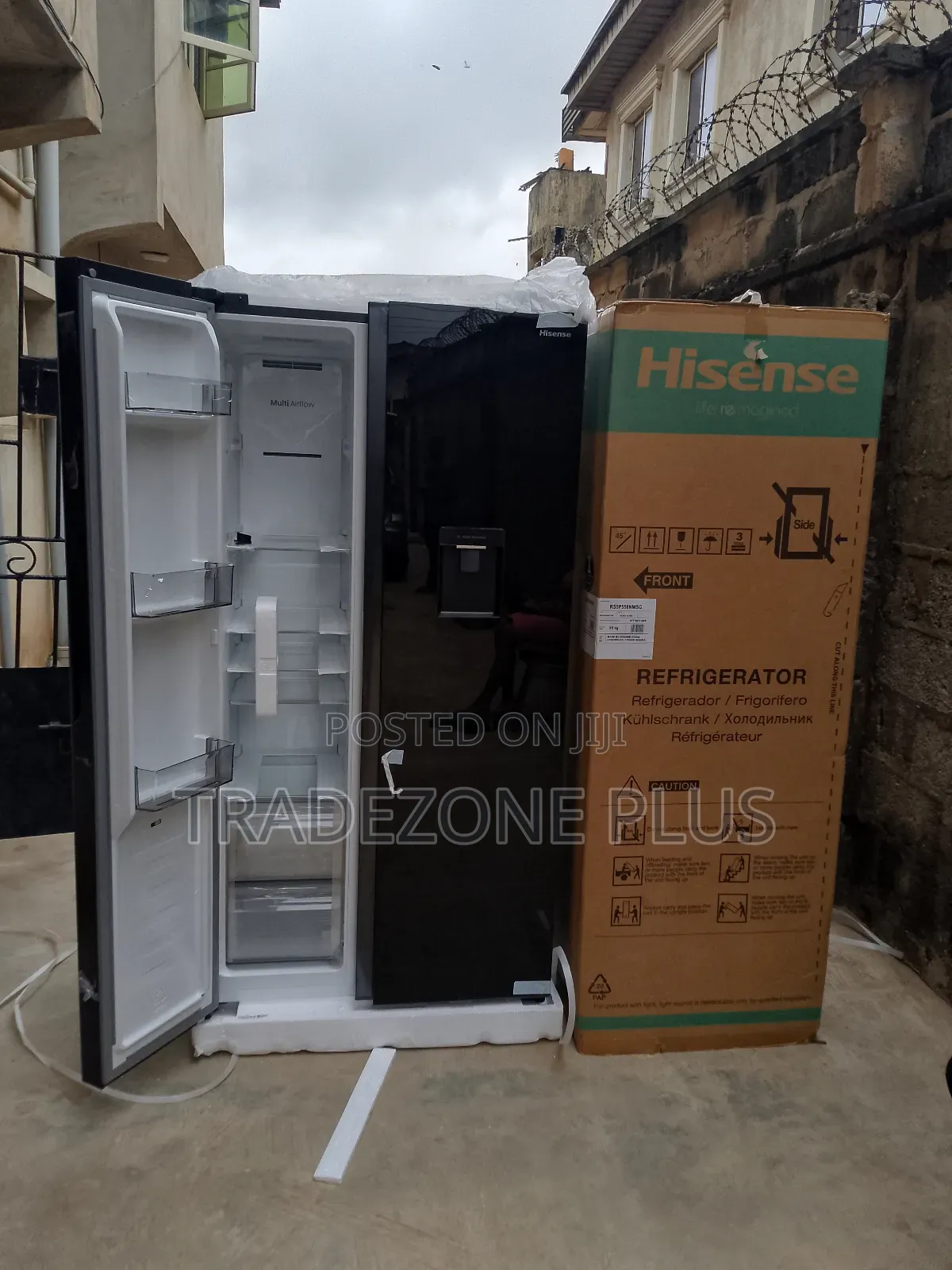 Eco-Friendly Hisense 529l Side by Side Refrigerator