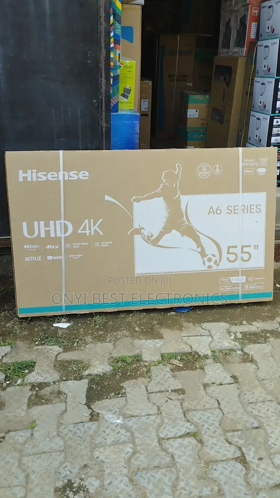 Hisense 55 Inches Uhd Smart Tv 55a6n