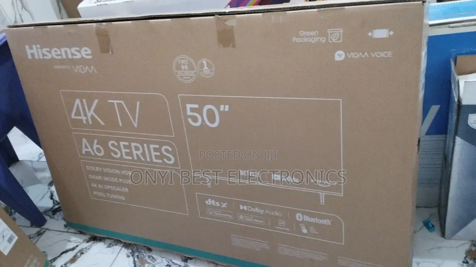 Hisense Frameless 50-Inch Smart Led Tv + Netflix +Youtube