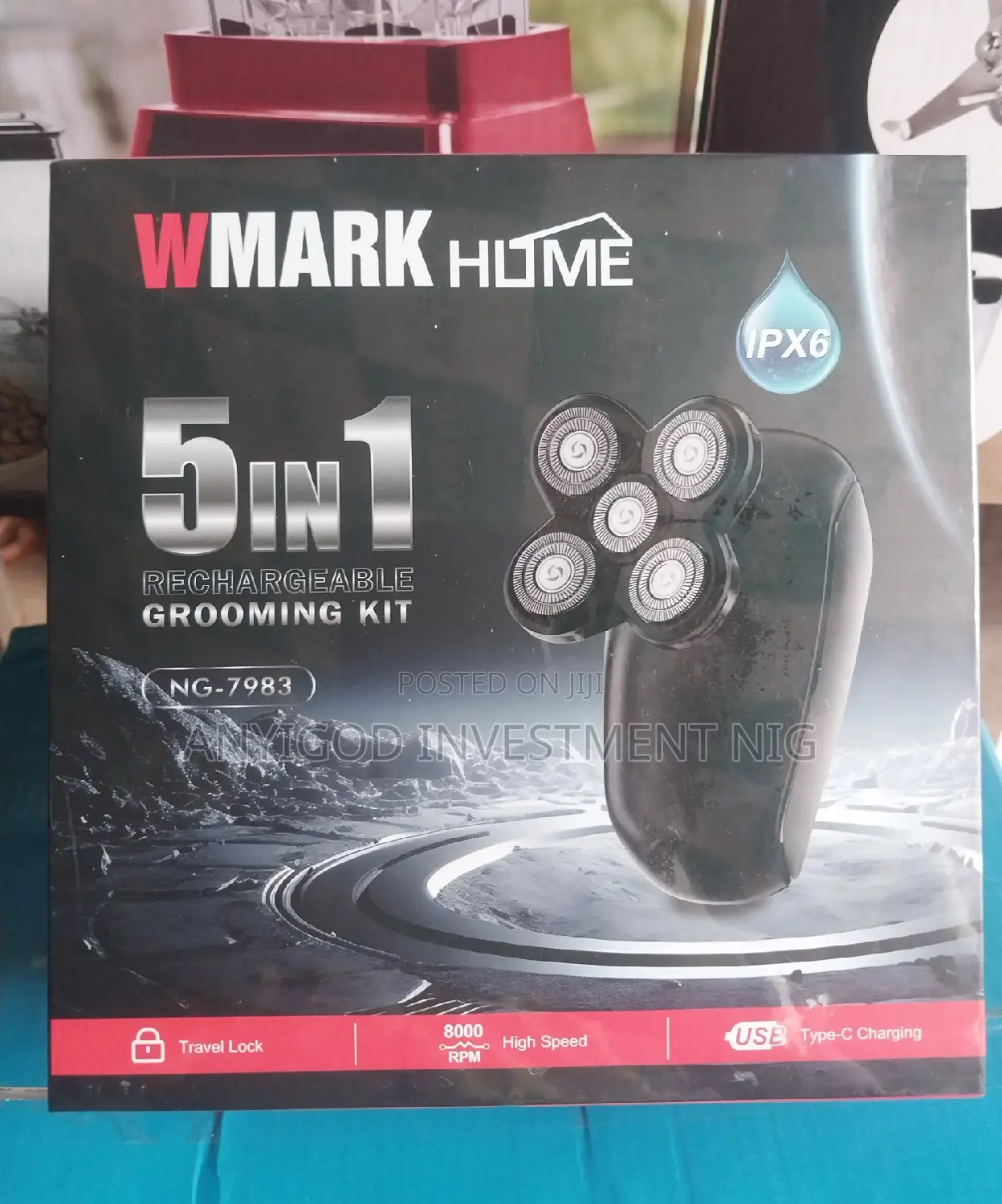 5 in 1 Wmark Rechargeable Mens Grooming Kit