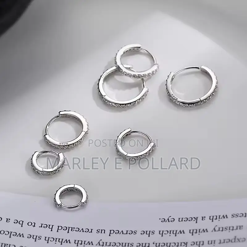 Hoops Studs 925 Sterling Silver Premium Earring