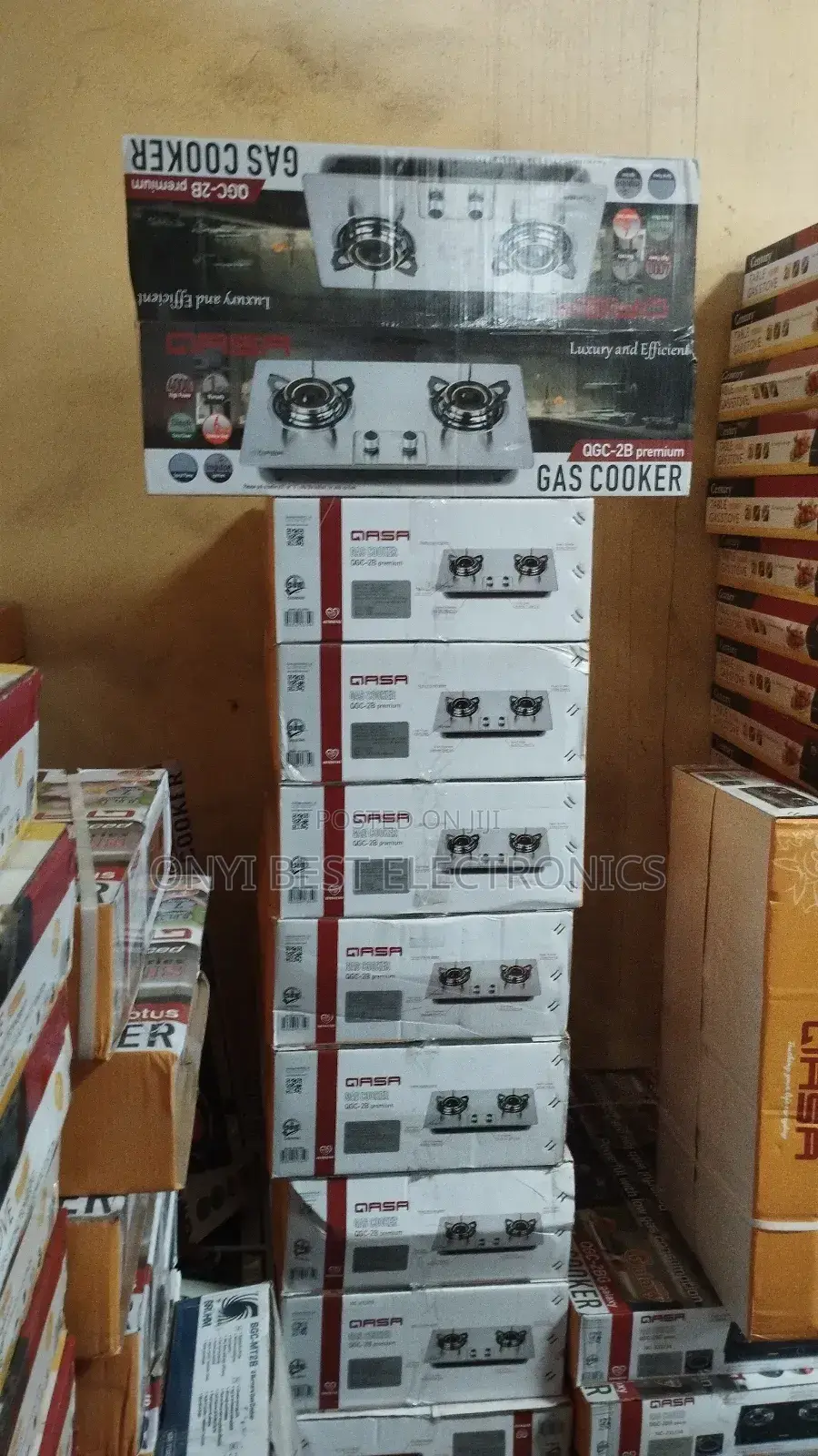 Qasa 2burner Gas Cooker QGC-2b Premium