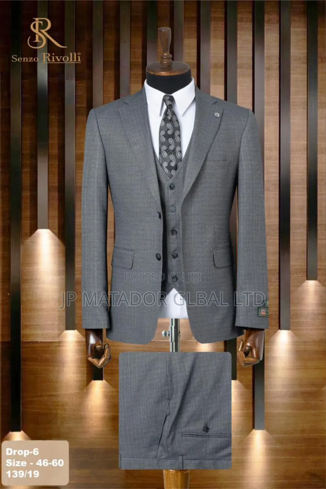 Senzo Rivolli Turkish 3 Pieces Suits