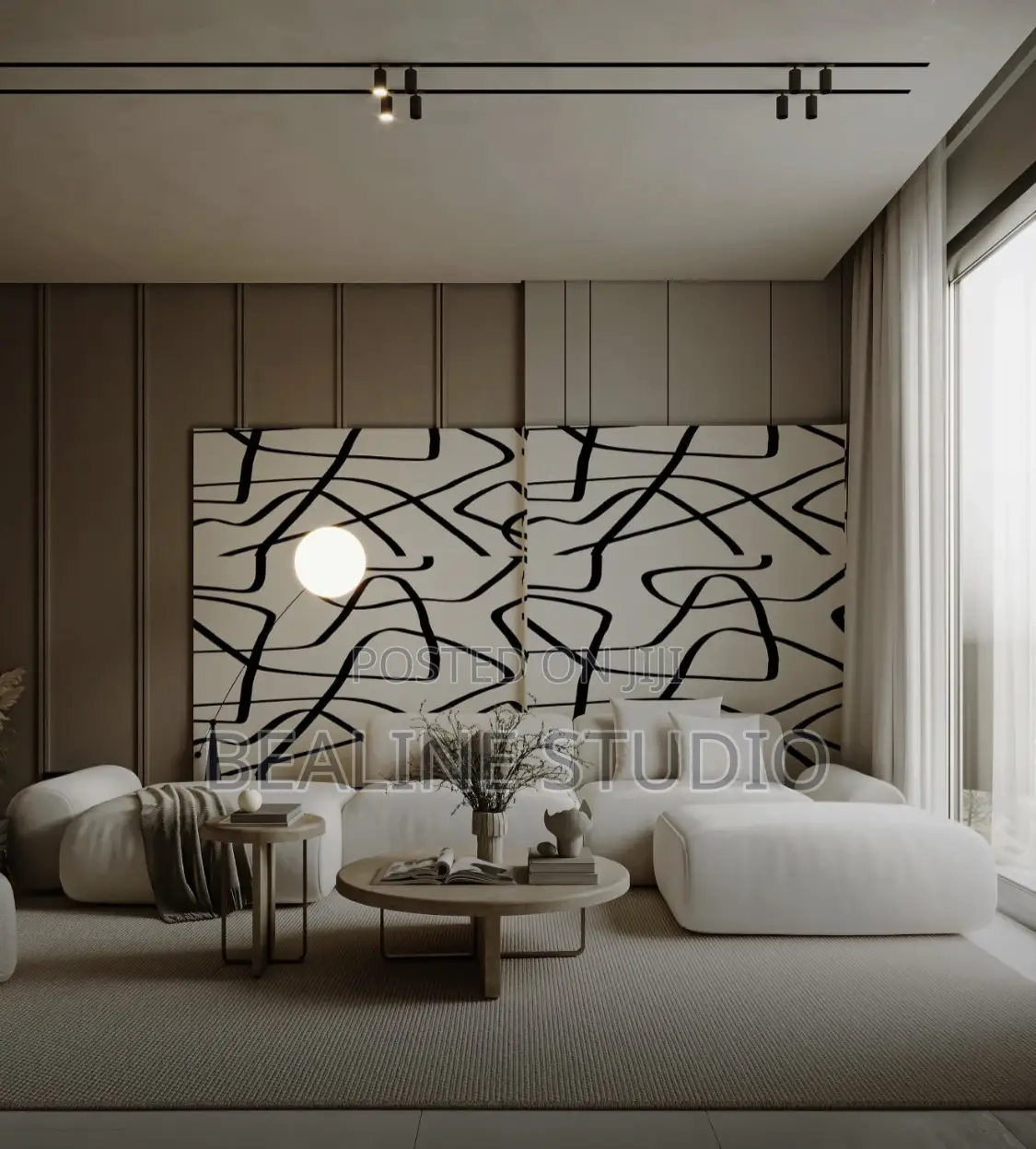 Living Room Interior 002 by Bealinestudio