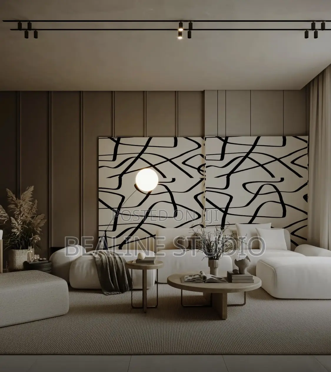 Living Room Interior 002 by Bealinestudio