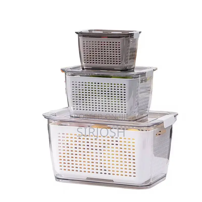 3in1 Acrylic Bowl With Sieve