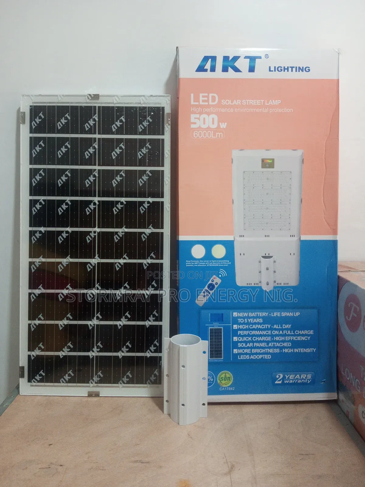 500w Akt Solar Street Lights