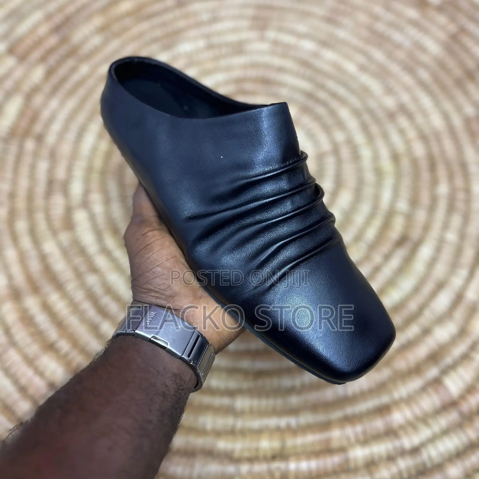 Original Jcaesar Vampire Leather Slip Ons
