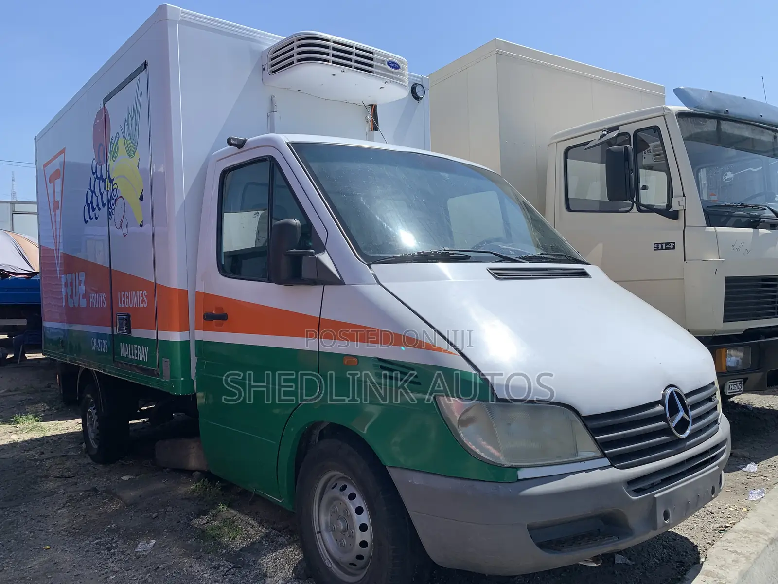 Foriegn Used Mercedes Benz Sprinter Cooling Van