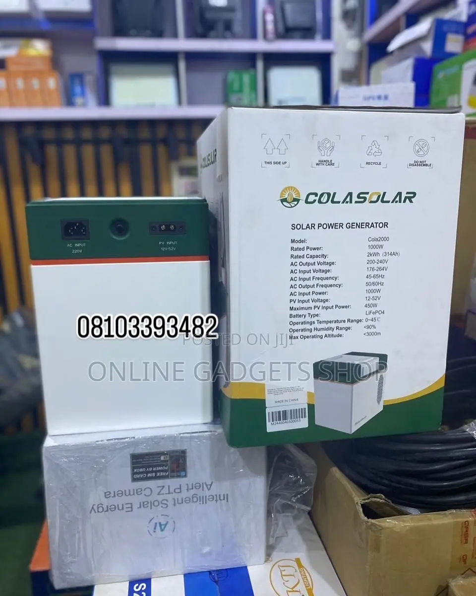 1kwh Cola Solar Generator