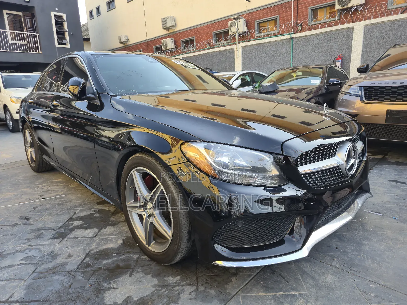 Mercedes-Benz C300 Sport 4Matic Sedan AWD (2.0L 4cyll 7A) 2016 Black