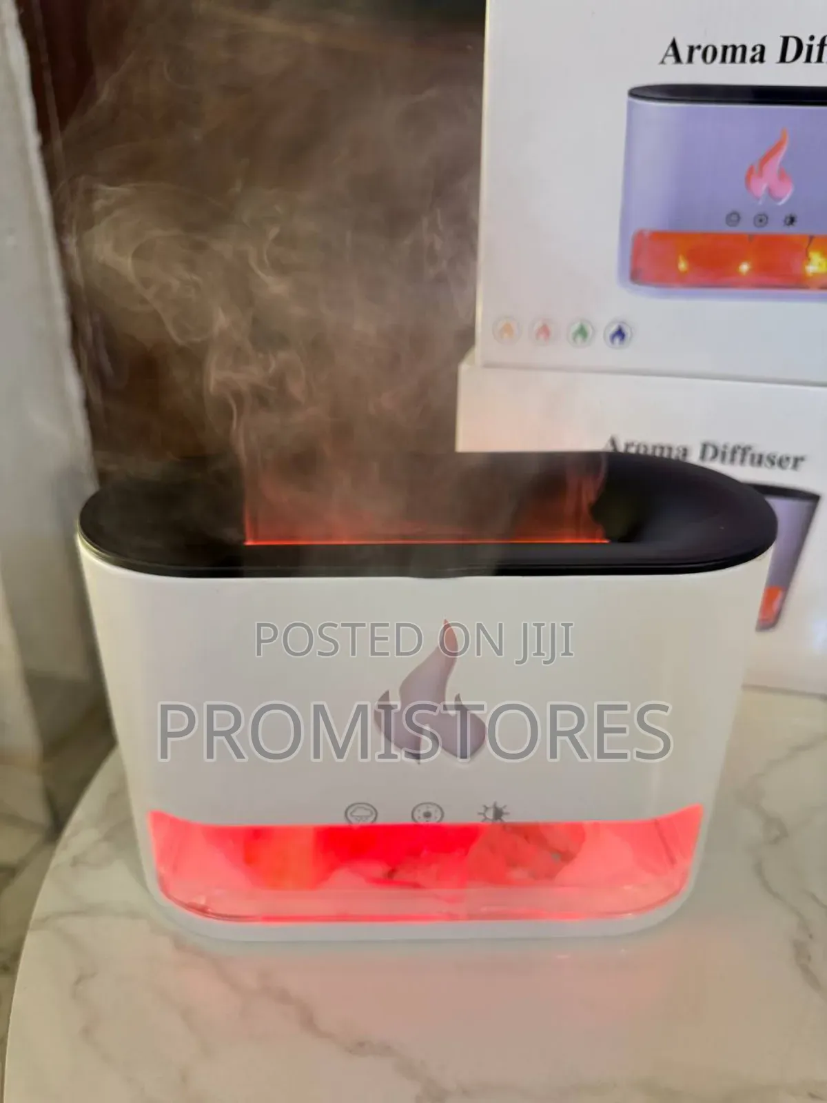 New Fireplace Humidifier Crystal Salt Rock Fire Lamp